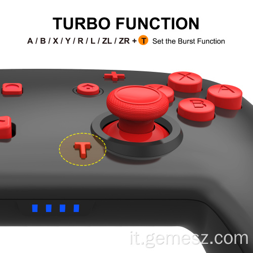 Joystick di gioco wireless Doppia vibrazione per Nintendo Switch